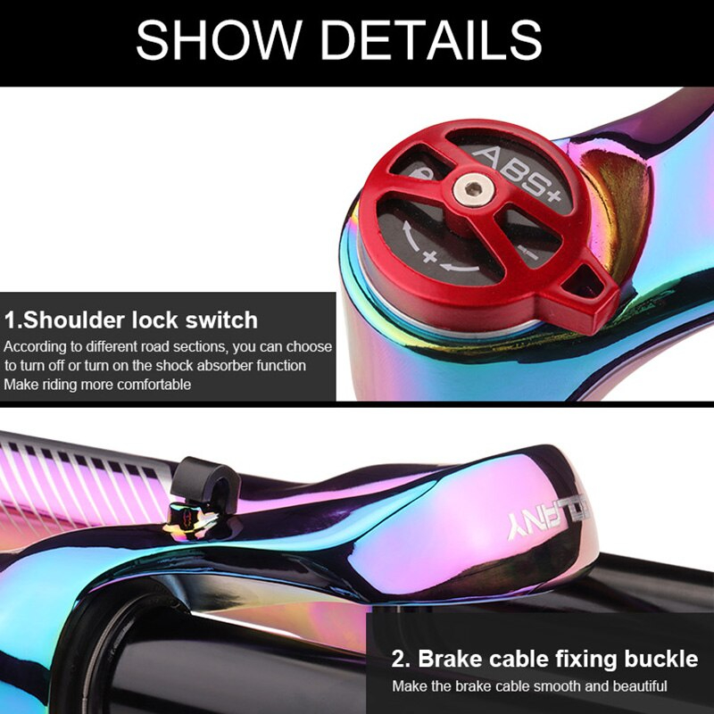 โช๊คลมจักรยาน ยี่ห้อ Bolany Rainbow 27.5 / 29er Supension Air Vacuum