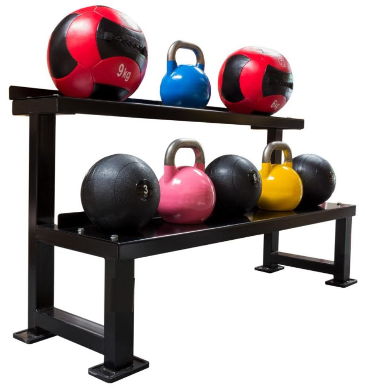 ชั้นวางเคตเทิลเบล แข็งแรง เหล็กหนา