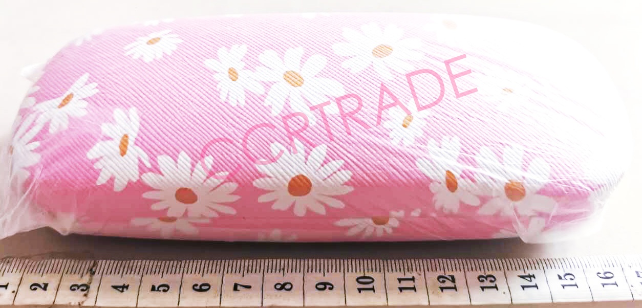 กล่องแว่นอย่างดี ลายดอกเดซี่ 6x15.5 ซม.