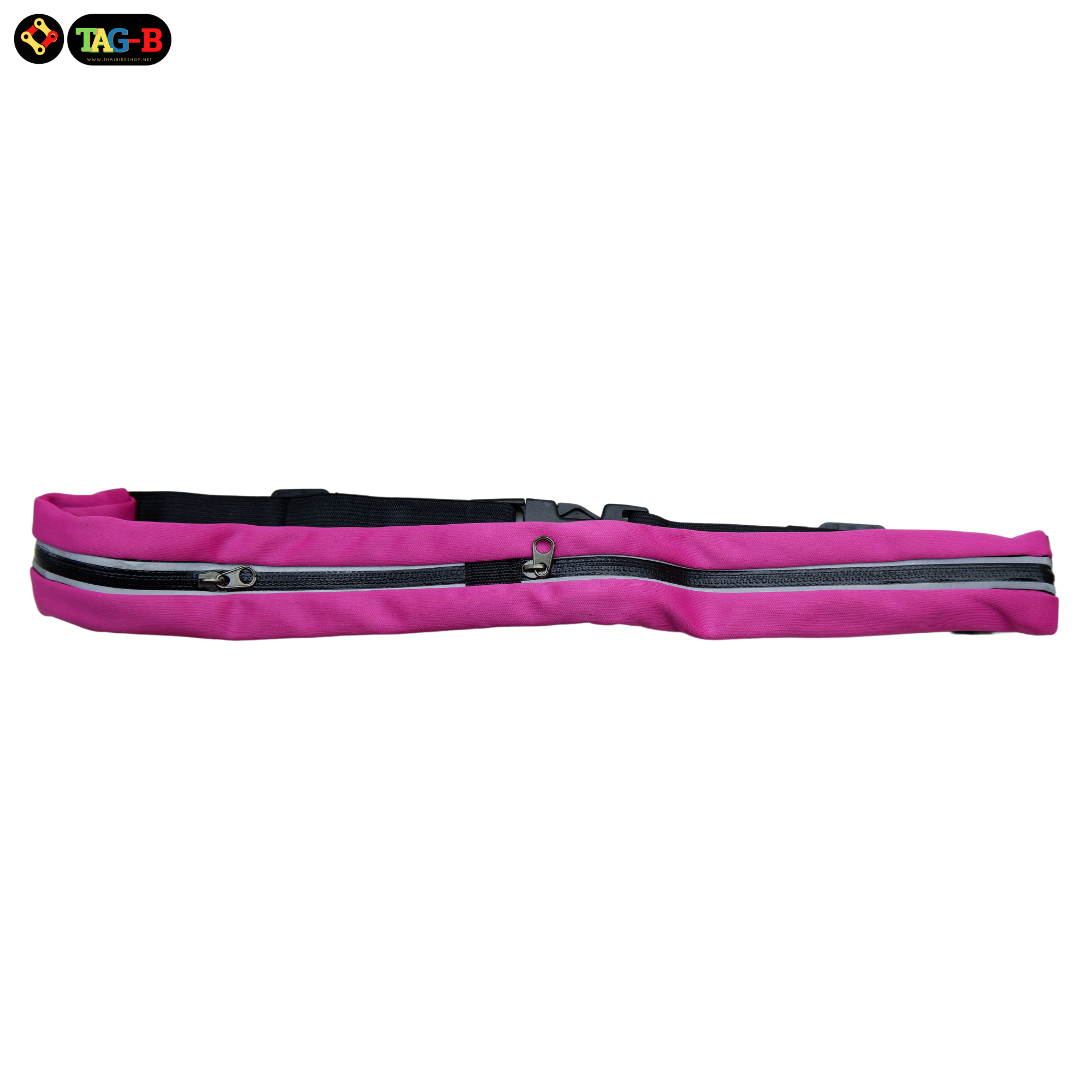 กระเป๋าคาดเอววิ่ง ปั่นจักรยาน แบบสองซิบ กระเป๋าเข็มขัด