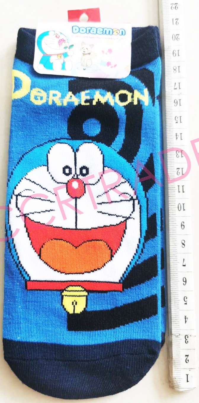 ถุงเท้าโดเรม่อนหน้าตรง SET-3(ลิขสิทธิ์แท้) Free size