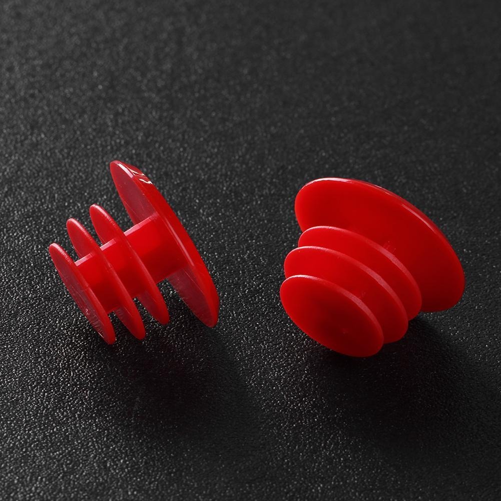 ฝาปิดปลายแฮนด์จักรยาน แบบยาง THAIBIKE MTB Bike Handlebar Plugs Plastic PVC Handle Grip Bar End