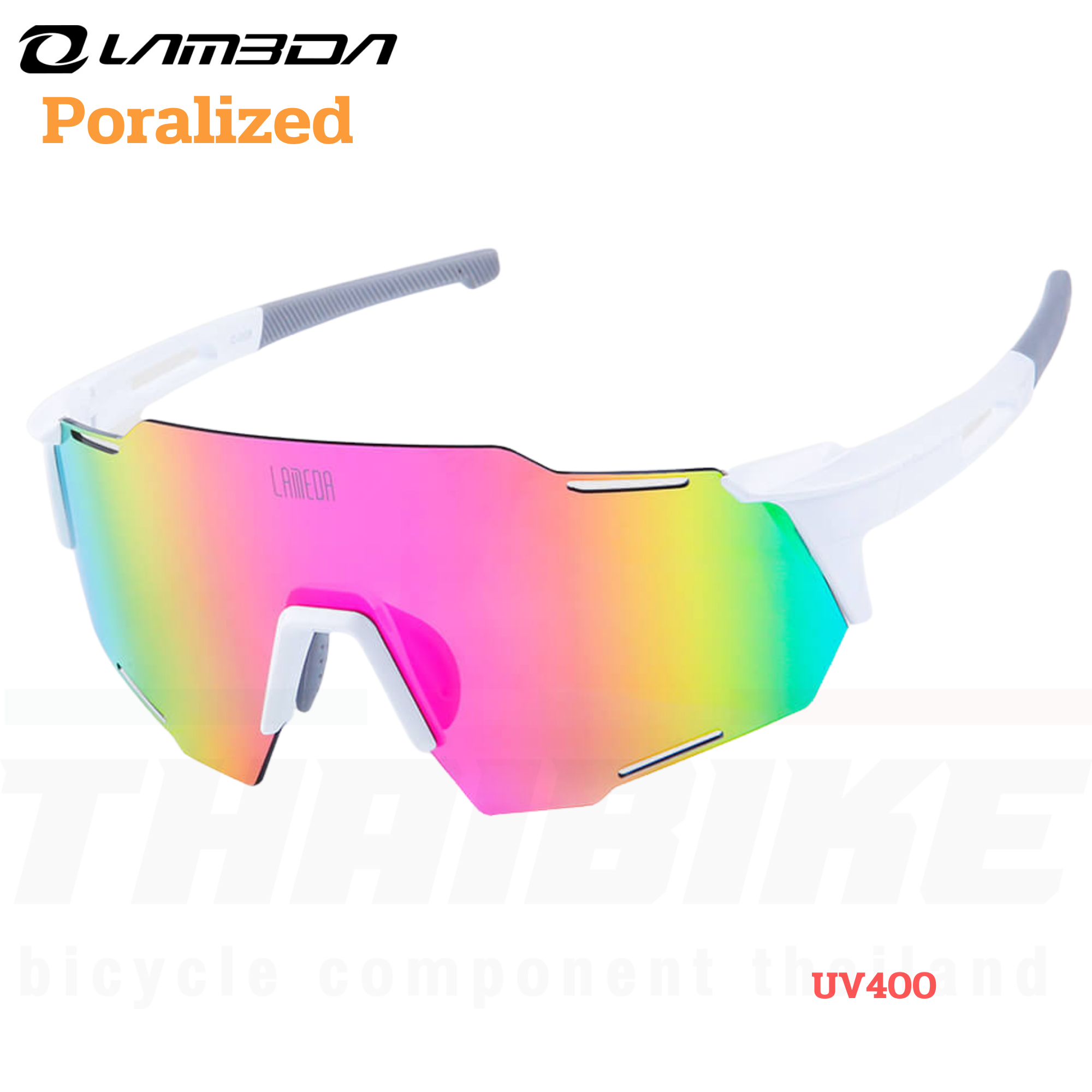 แว่นตาปั่นจักรยาน เลนส์ออโต้ เลนส์POLARIZE LAMEDA Cycling Glasses Anti-Ultraviolet Polarized