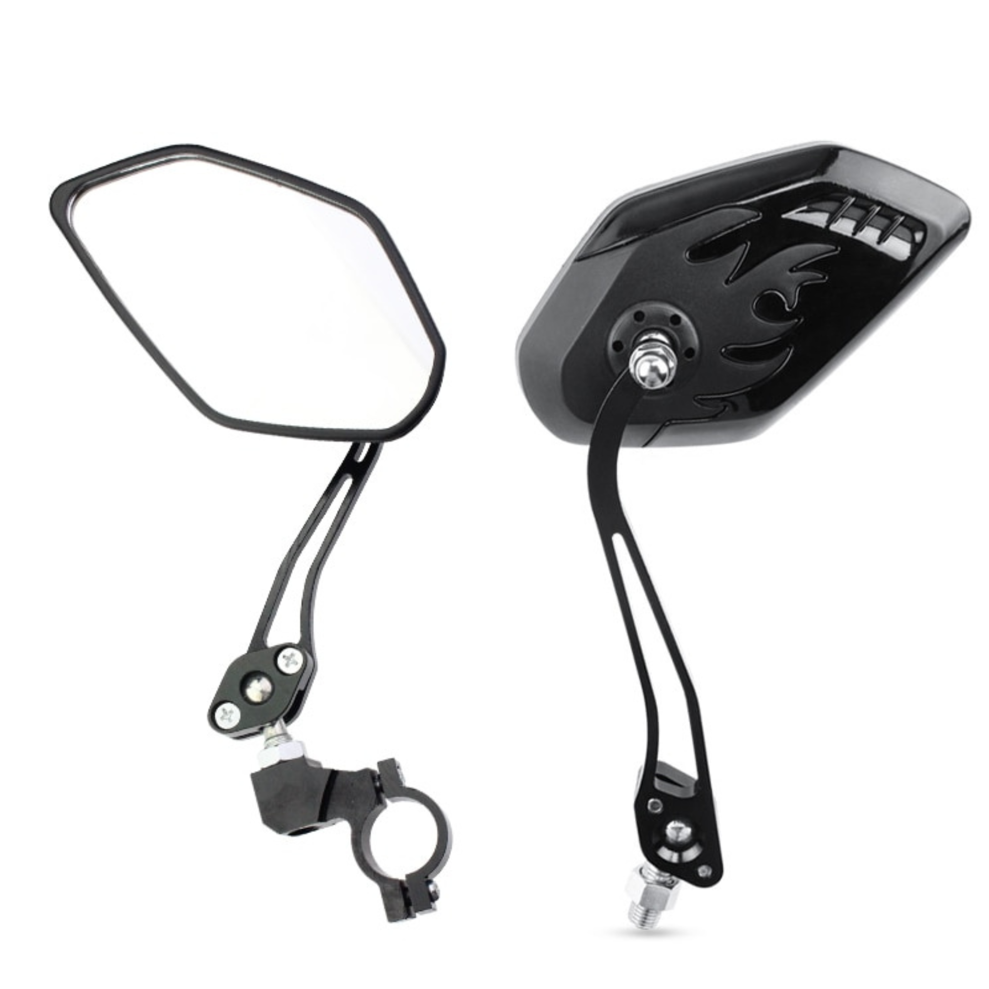 กระจกจักรยาน ติดมอเตอร์ไซต์ได้ (คู่) Thaibike