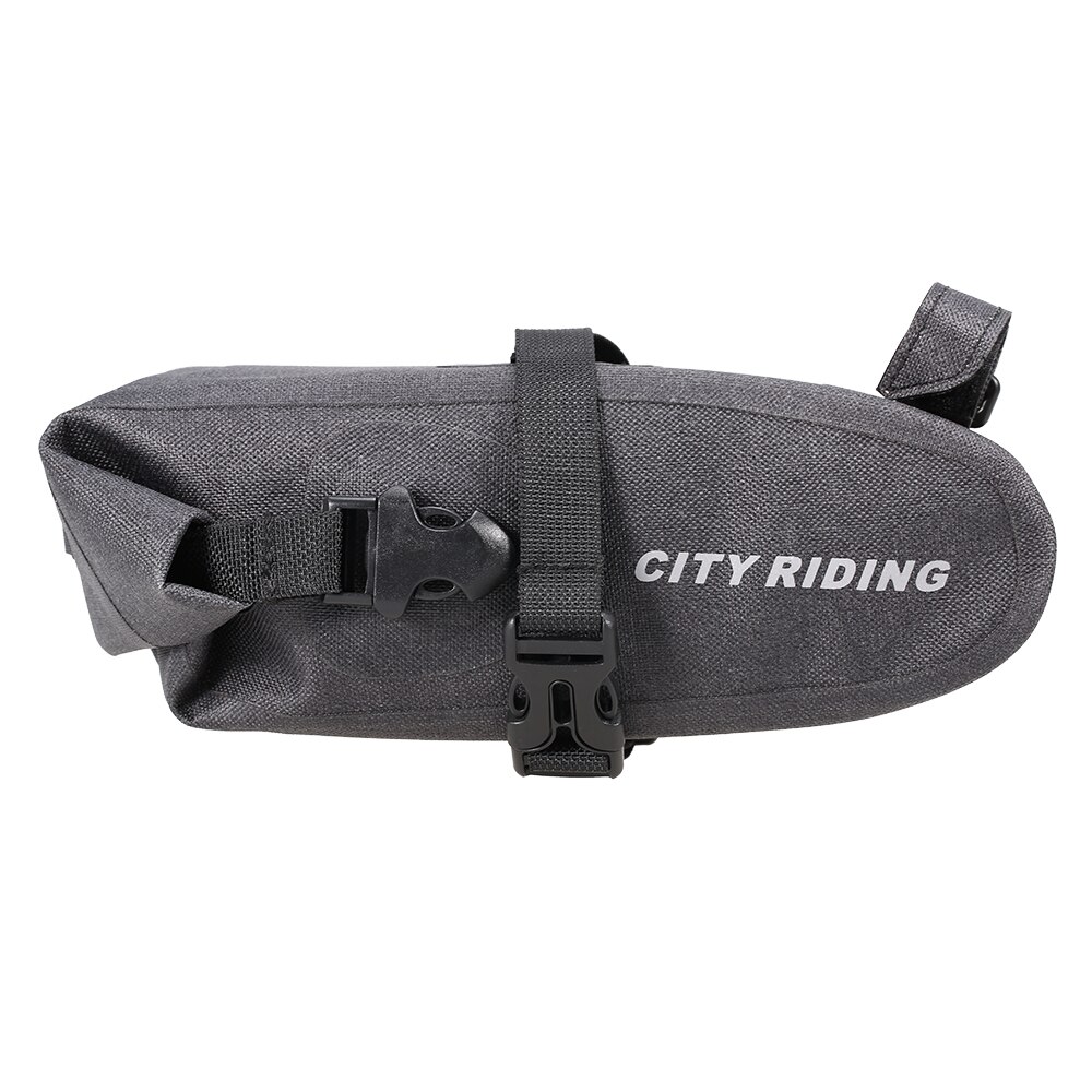 กระเป๋าใต้อานจักรยานกันน้ำผ้าแคนวาส FREE RIDING 1.5L Bike Saddle Bag Cycling Seat Post Bag