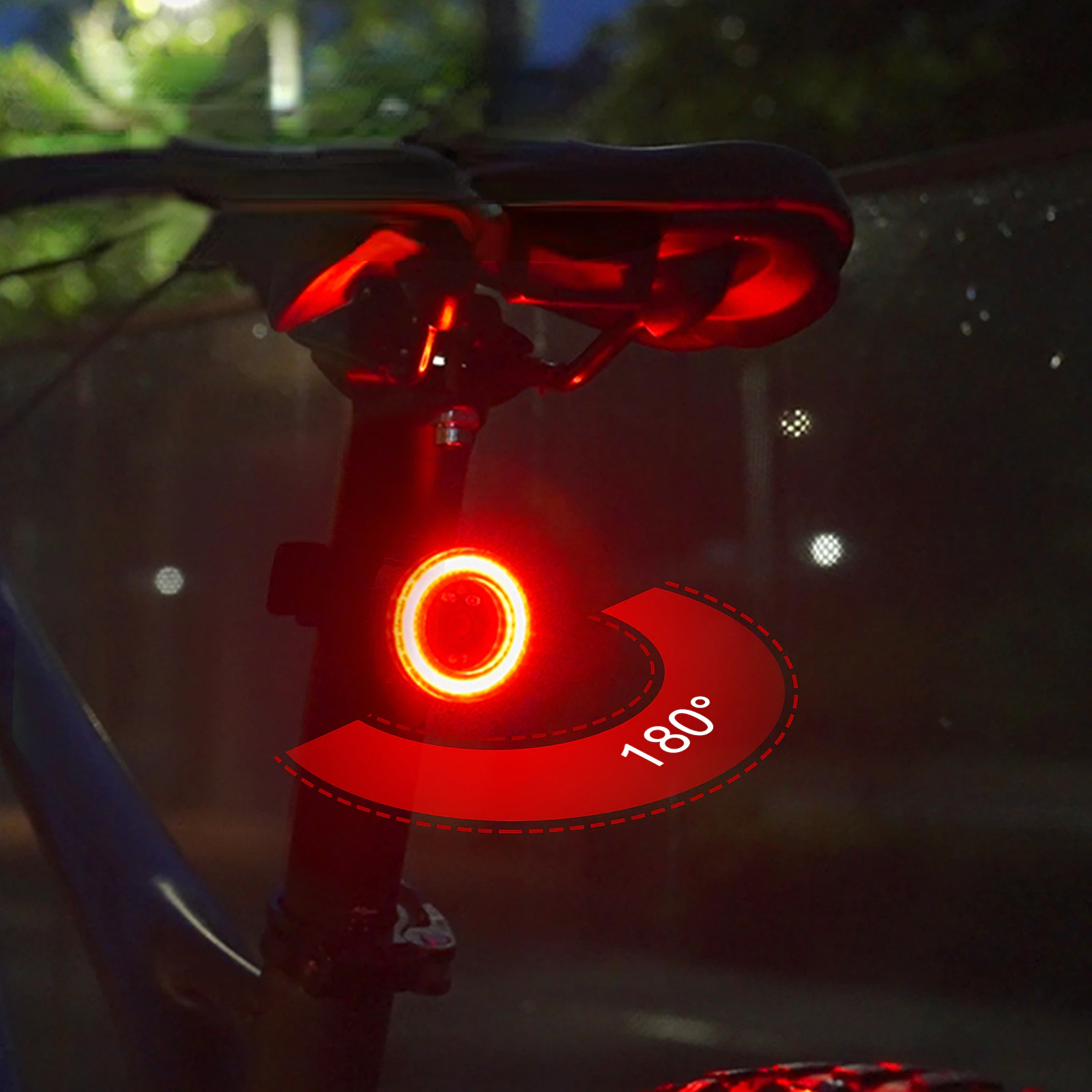 ไฟท้ายจักรยาน TAG-B ไฟติดหมวกจักรยาน ใช้ถ่าน CR2032