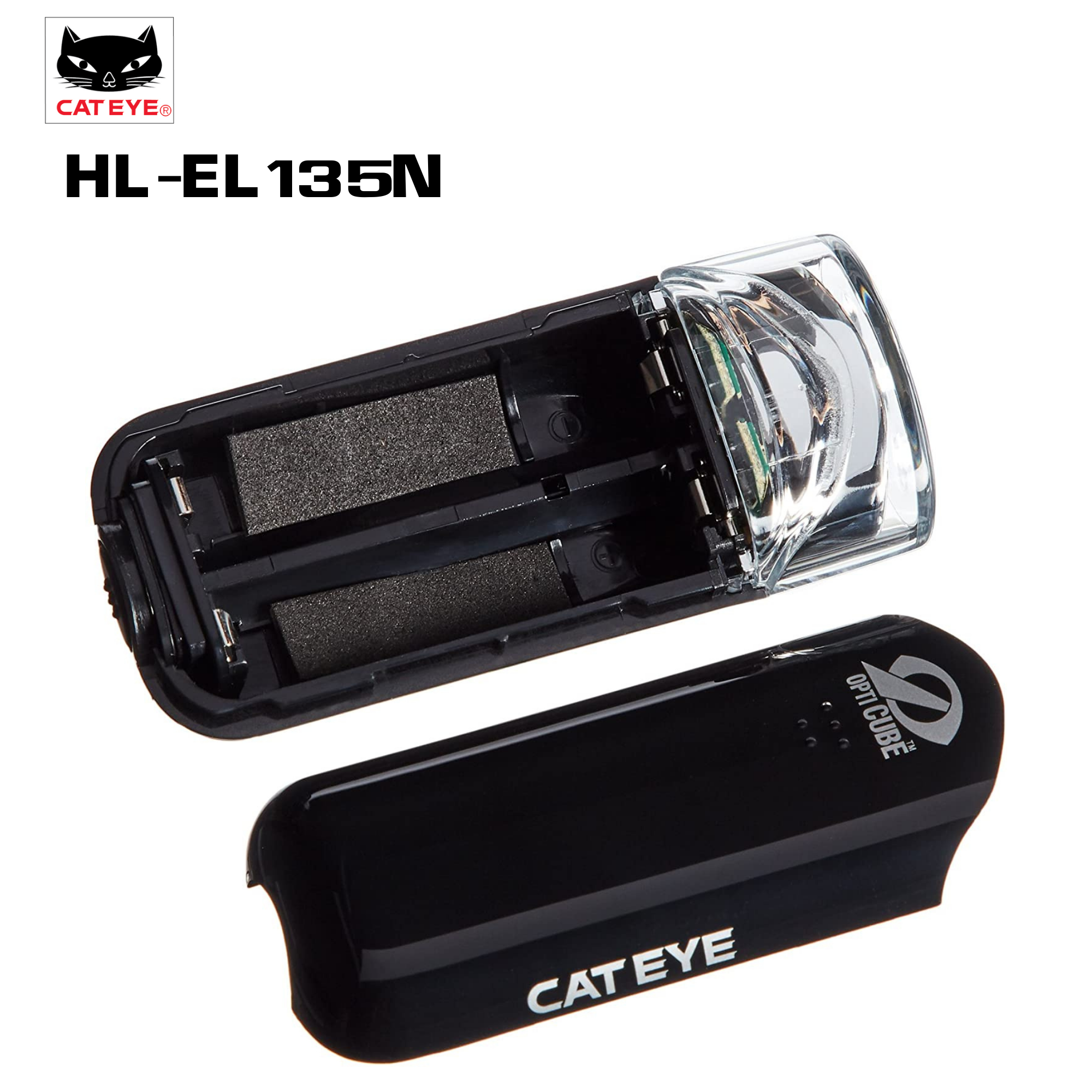 ไฟหน้าจักรยานแคทอาย CATEYE รุ่น HL-EL135N / HL-EL160