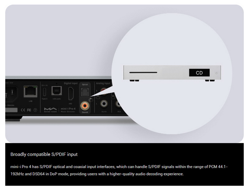 Matrix Audio Mini-i Pro 4 Music Streamer เครื่องเล่นเพลงเครือข่ายตั้งโต๊ะ รองรับ MQA ประกันศูนย์ไทย
