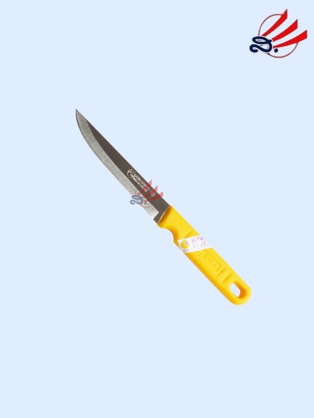 Kiwi Knife มีดKiwi มีดปอกผลไม้ปลายแหลมสแตนเลสกีวี 511 ด้ามเหลือง 5"