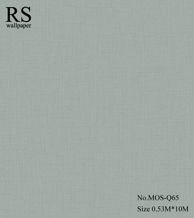 วอลเปเปอร์เทกเจอร์ผ้าพื้นโทนสีฟ้า MOS-Q65