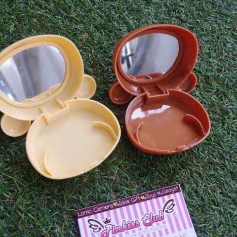 กล่องรีเทนเนอร์ หมีน้ำตาล กล่องใส่รี