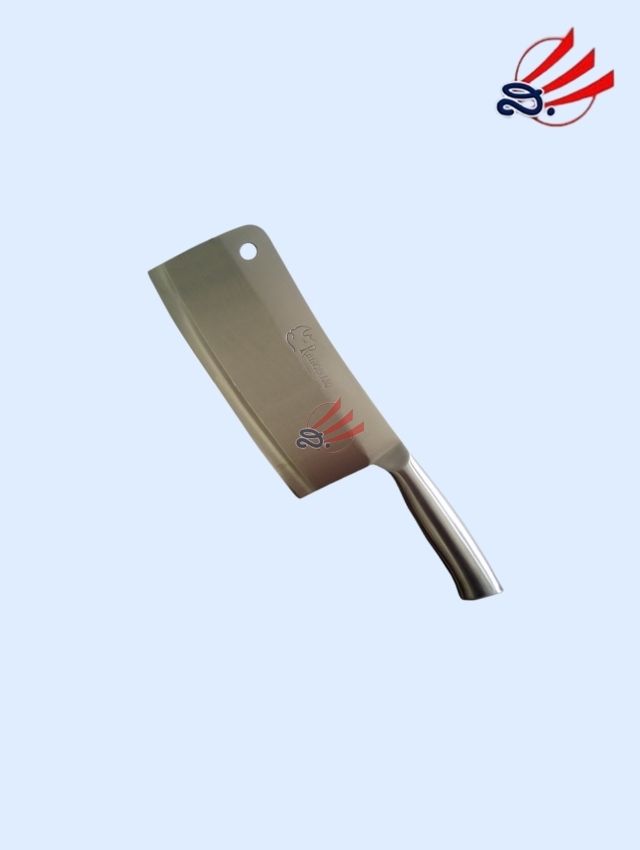 Rhino มีดสับกระดูกสแตนเลส แรด 886 ด้ามสแตนเลส 8"
