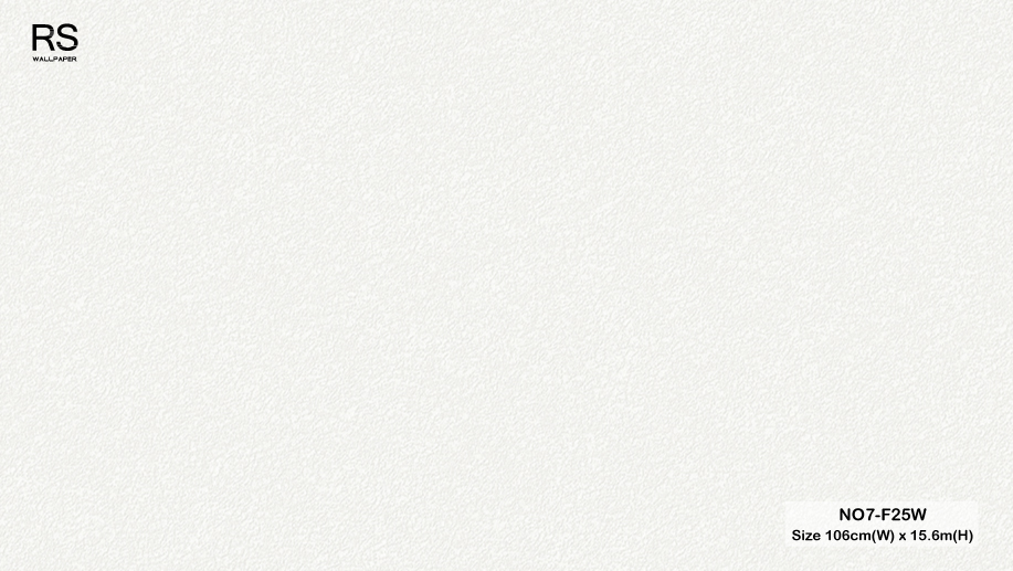 วอลเปเปอร์ สีขาว NO7-F25W