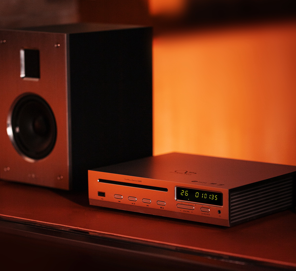 Shanling CA80 เครื่องเล่น CD พร้อม DAC/AMP ในตัวรองรับ MQA, Dual Hi-Res ประกันศูนย์ไทย