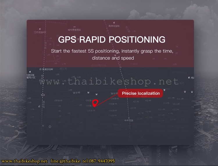 ไมล์จักรยาน iGPSPORT IGS50E GPS Cycling Computer Wireless พร้อมรอบขา