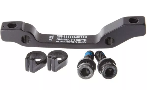 อแดปเตอร์ดิสหน้า Shimano SM-MA-F160P/S 160 มม. โพส/ธรรมดา