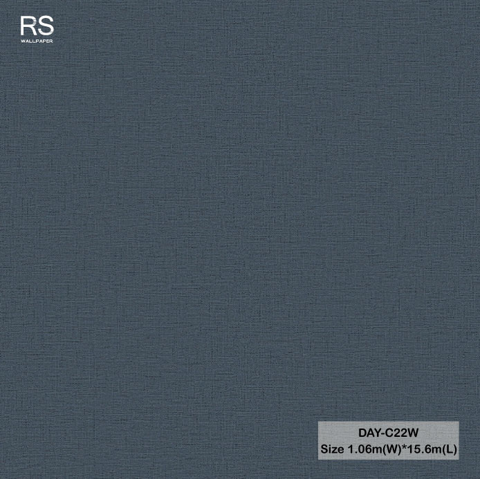 วอลเปเปอร์ลายผ้า สีน้ำเงิน DAY-C22W