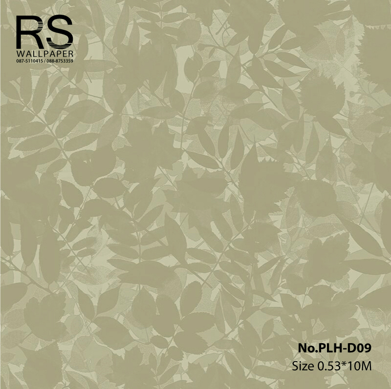 วอลเปเปอร์ ลายใบไม้ No.PLH-D09