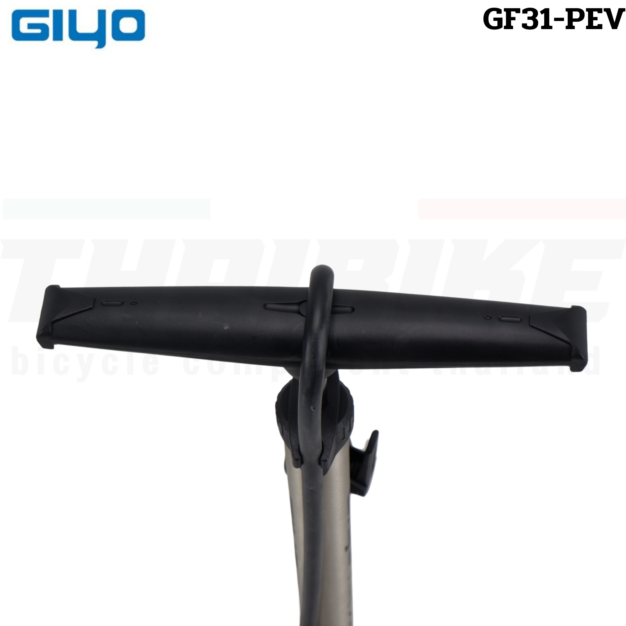 สูบจักรยานแบบตั้งพื้น GIYO GF-31PEV 160PSI สูบได้สองหัว สูบตั้งพื้น