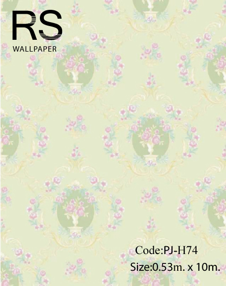 วอลเปเปอร์ลายดอกไม้วินเทจ PJ-H74