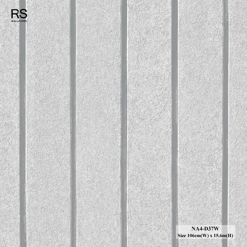 วอลเปเปอร์ลายปูนเซาะร่อง สีเทาฟ้า NA4-D37W