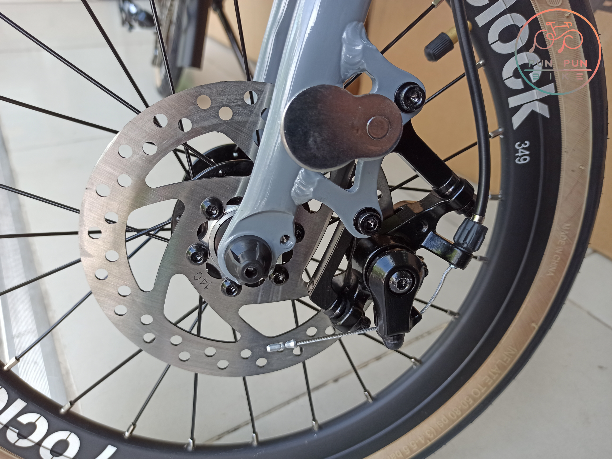 MINT : T9Disc-16"349 จักรยานพับได้ เฟรมอลูมิเนียม 9 สปีด ดิสเบรก เบาเพียง 10.3 กก