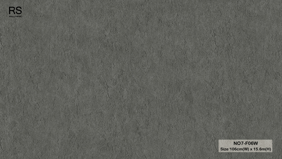 วอลเปเปอร์ ปูนเปลือยสีเทาเข้ม NO7-F06W