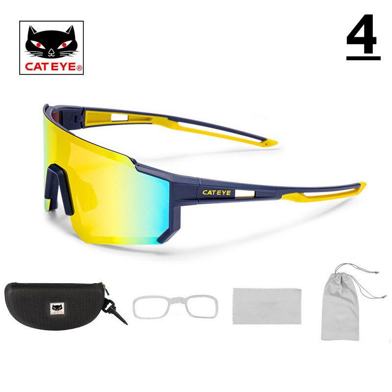 งานแท้ แว่นตาปั่นจักรยาน CATEYE Polarized Sports Sunglasses UV400 Model 2: Polarized UV400