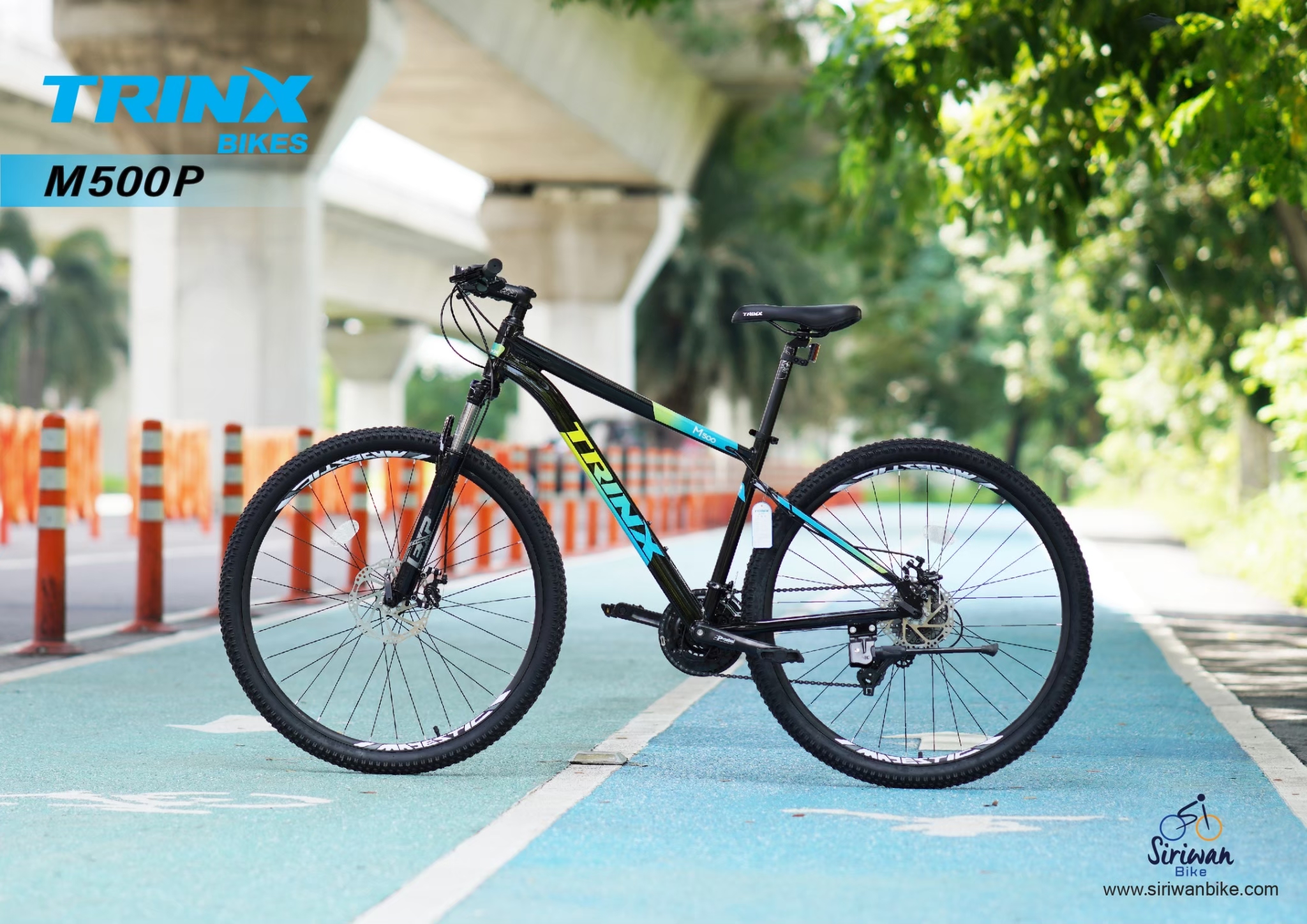 ***SALE*** TRINX : M500 Pro เสือภูเขาล้อ 29" เฟรมอลูมเนียมอัลลอยด์ เกียร์ Shimano 24 สปีด ดิสเบรคเคเบิ้ล โช้กล็อกได้
