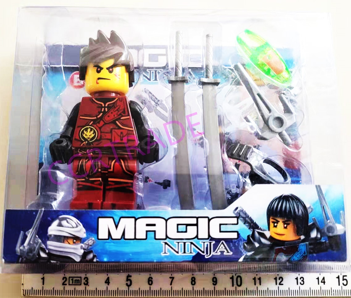 เลโก้นินจา+สเก็ตบอร์ดกล่องใส 10.5x13 ซม.(ลิขสิทธิ์แท้)