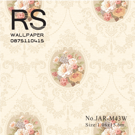 วอลเปเปอร์ลายดอกไม้ JAR-M43W