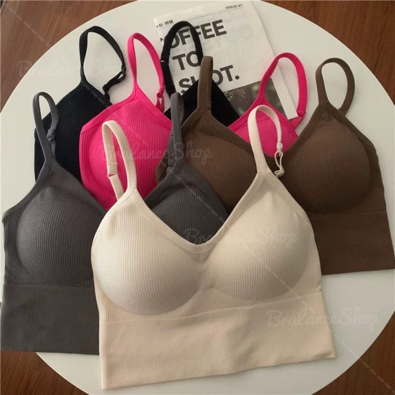 BLS✿6743 บราสปอตแฟชั่นไร้โครง