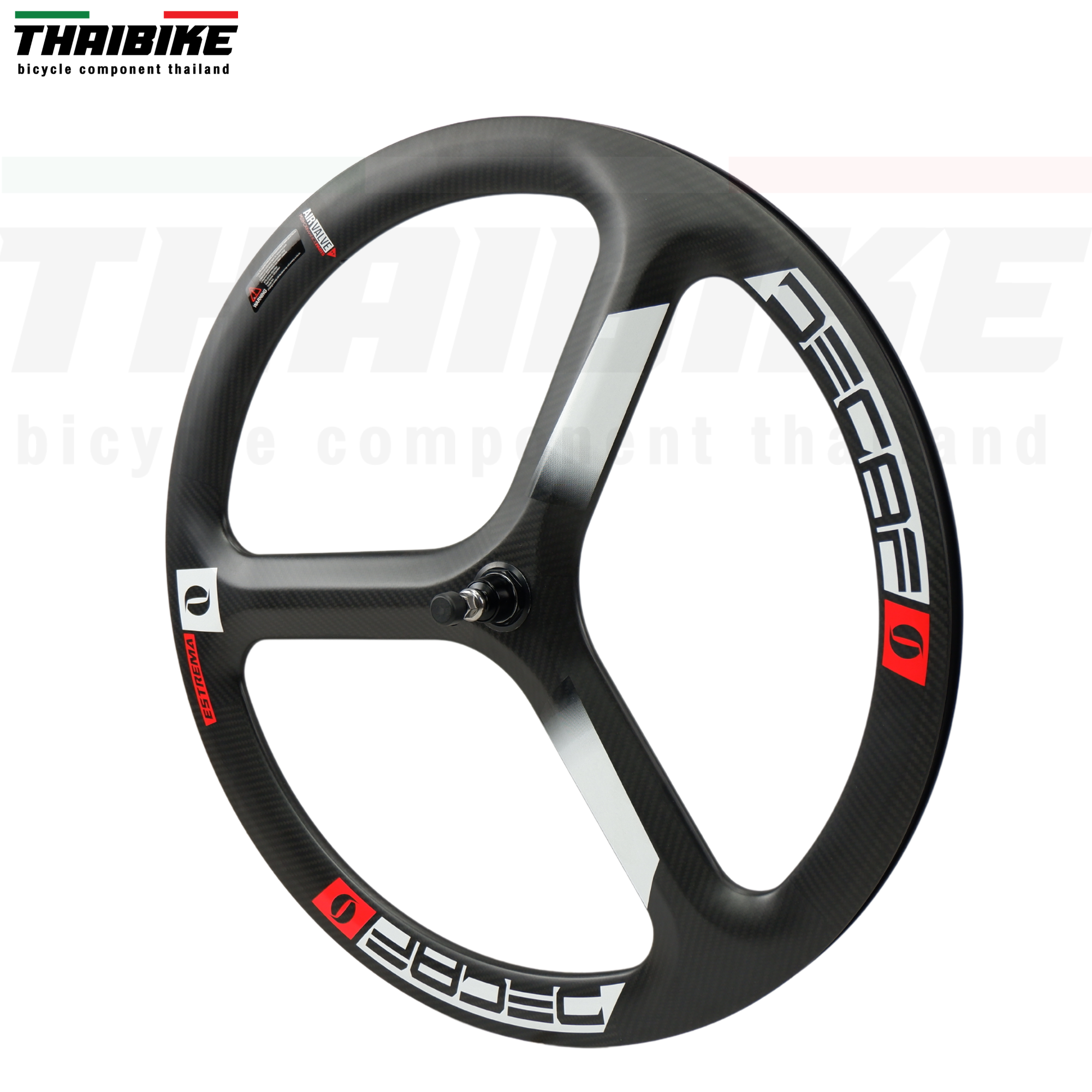 ล้อจักรยานคาร์บอน 3 ก้าน 5 ก้าน 700C TRI SPOKE DECAF สามก้าน ห้าก้าน ล้อคาร์บอน