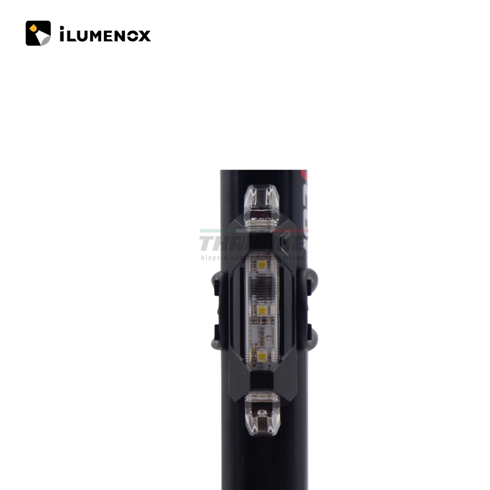 ของแท้ ไฟท้ายจักรยานเสือหมอบ เสือภูเขา iLUMENOX SLASH ไฟสีขาว ชาร์จ USB