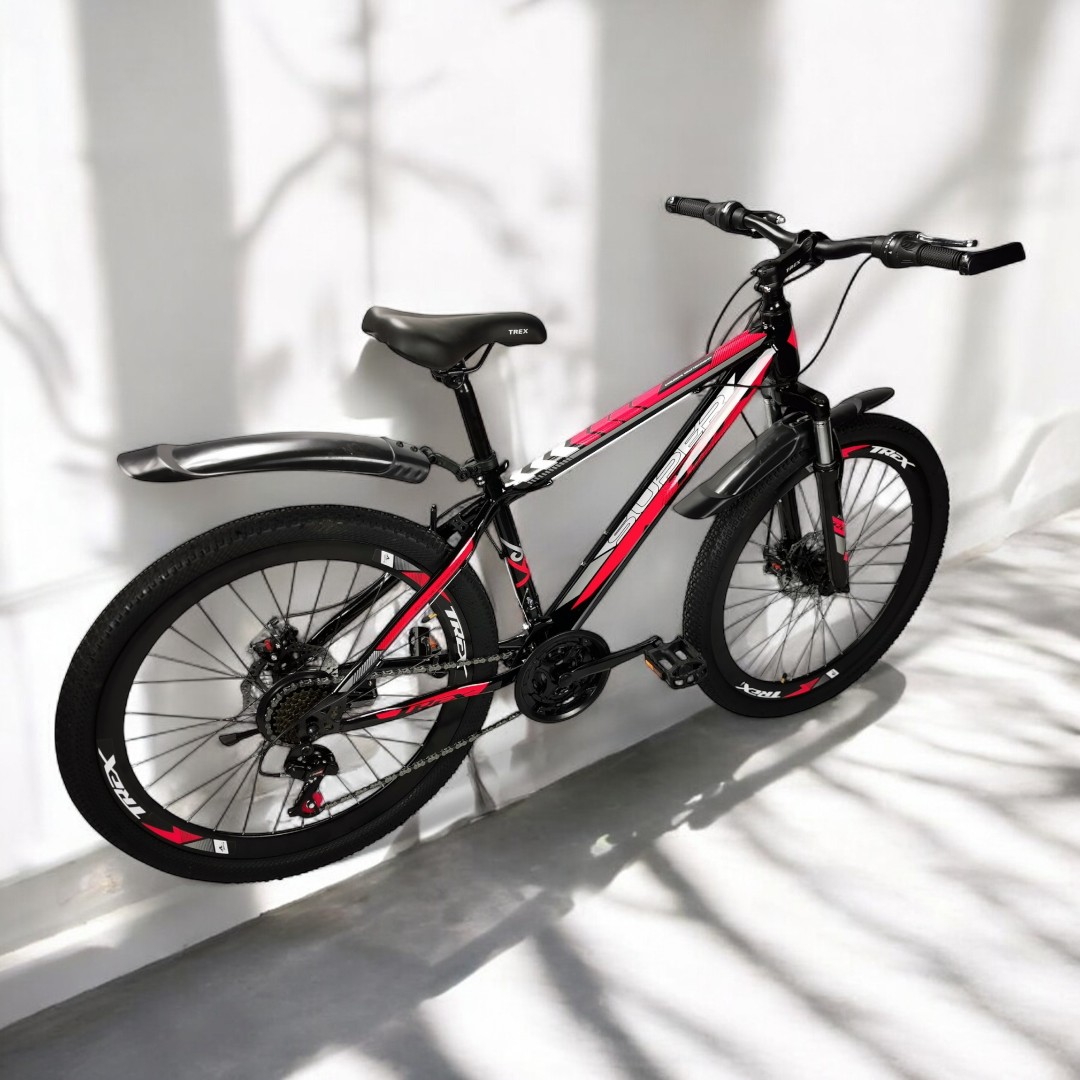 มาใหม่ จักรยานเสือภูเขา T-REX ล้อ 26 นิ้ว ขอบสูง แถมบังโคลน ของใหม่ รถคนโต รถผู้ใหญ่