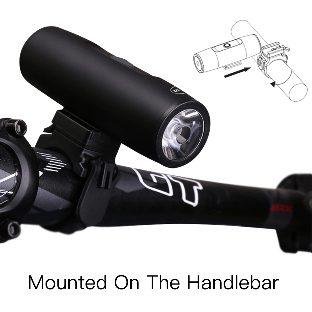 ไฟหน้าจักรยาน LEADBIKE THAIBIKE ติดเมาส์ GOPRO ไฟจักรยานสว่างมาก 400/600/800LM