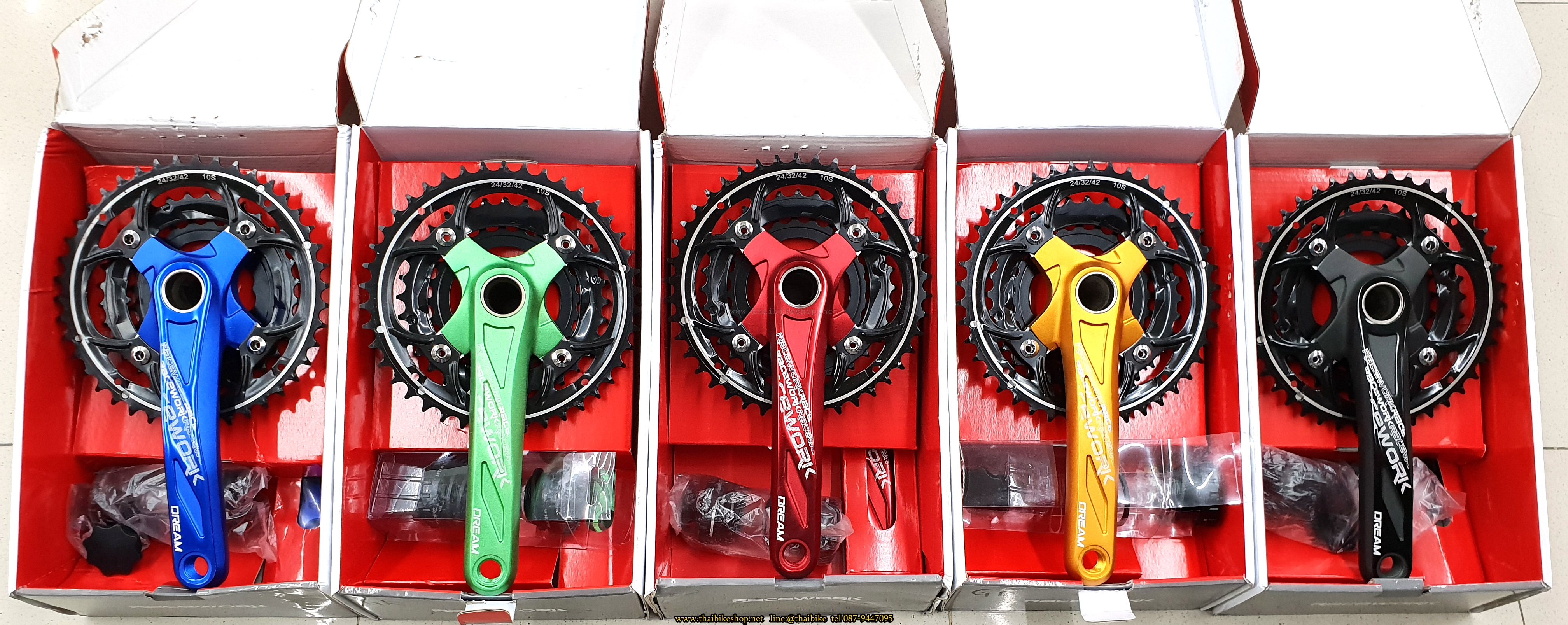 ชุดขาจาน RACEWORK พร้อมกะโหลก