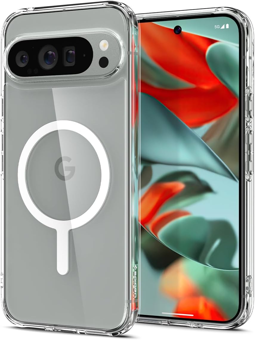Spigen Ultra Hybrid Metal Ring MagFit Designed for Pixel 9 Pro XL Case