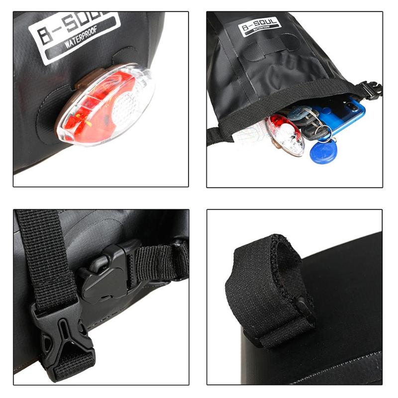 กระเป๋าใต้อานจักรยาน B-SOUL แบบกันน้ำ(ไม่รวมไฟ)