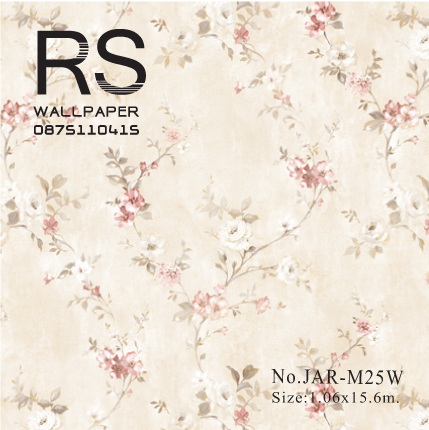 วอลเปเปอร์ลายดอกไม้ JAR-M25W