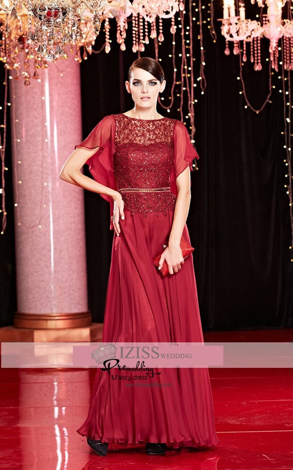 T027 **พรีออเดอร์เดรสชุดเลื่อมสีแดง สีดำ**ชุดราตรียาวสีแดง ชีฟองแขนสั้น เล่นดีเทลลูกไม้ผสมเลื่อมซีทรูช่วงอก เข้ารูปช่วงเอวแต่งแถบเพชรสี่เหลี่ยมกระโปรงทรงปล่อย สวยหรู ไฮโซมากๆ ค่ะ