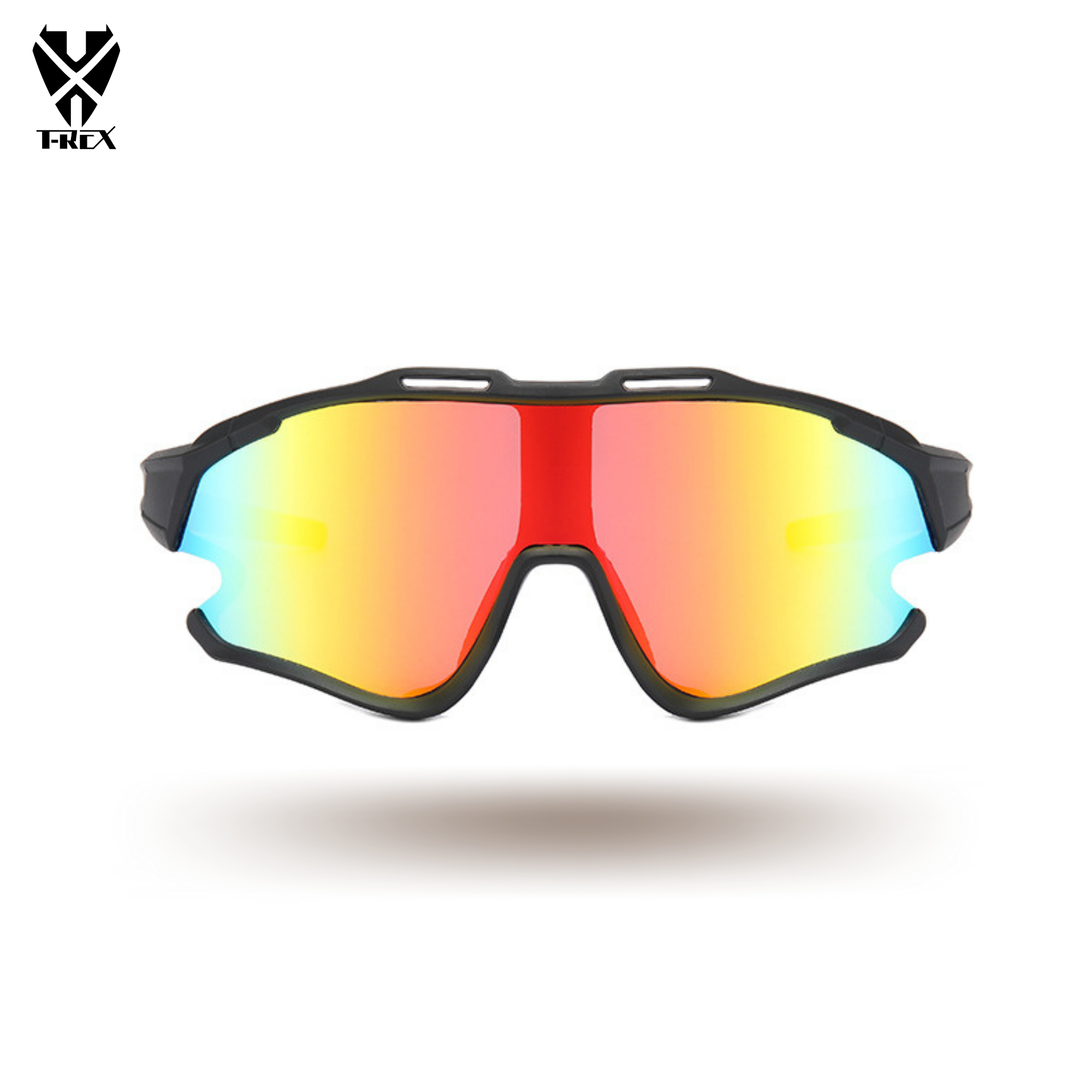 แว่นตาปั่นจักรยาน T-REX 8303 กันแดด กันลม กันฝุ่น UV แว่นกันแดด แว่นปั่น