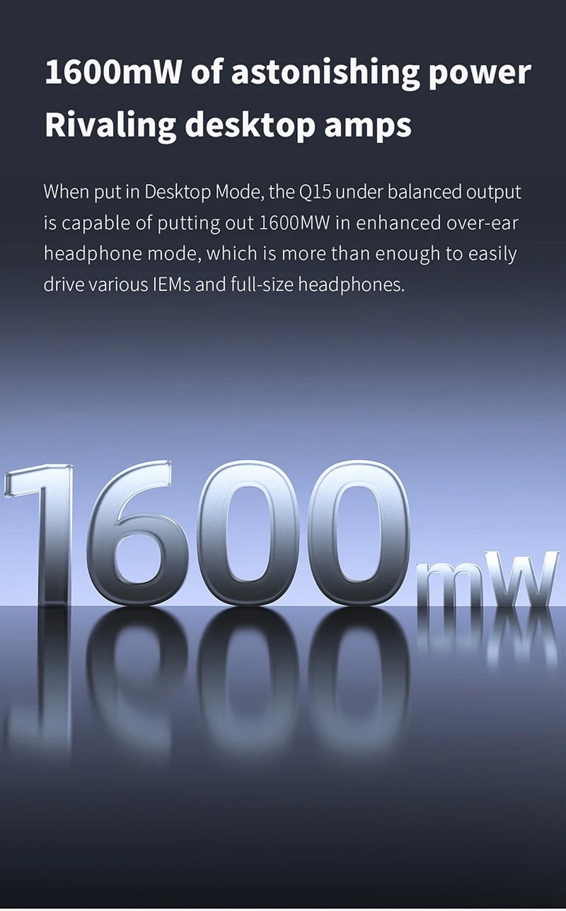 FiiO Q15 DAC/AMP พกพา ชิป DACคู่ จอ IPS รองรับ MQA, PCM 32bit/768kHz, DSD512 ประกันศูนย์ไทย
