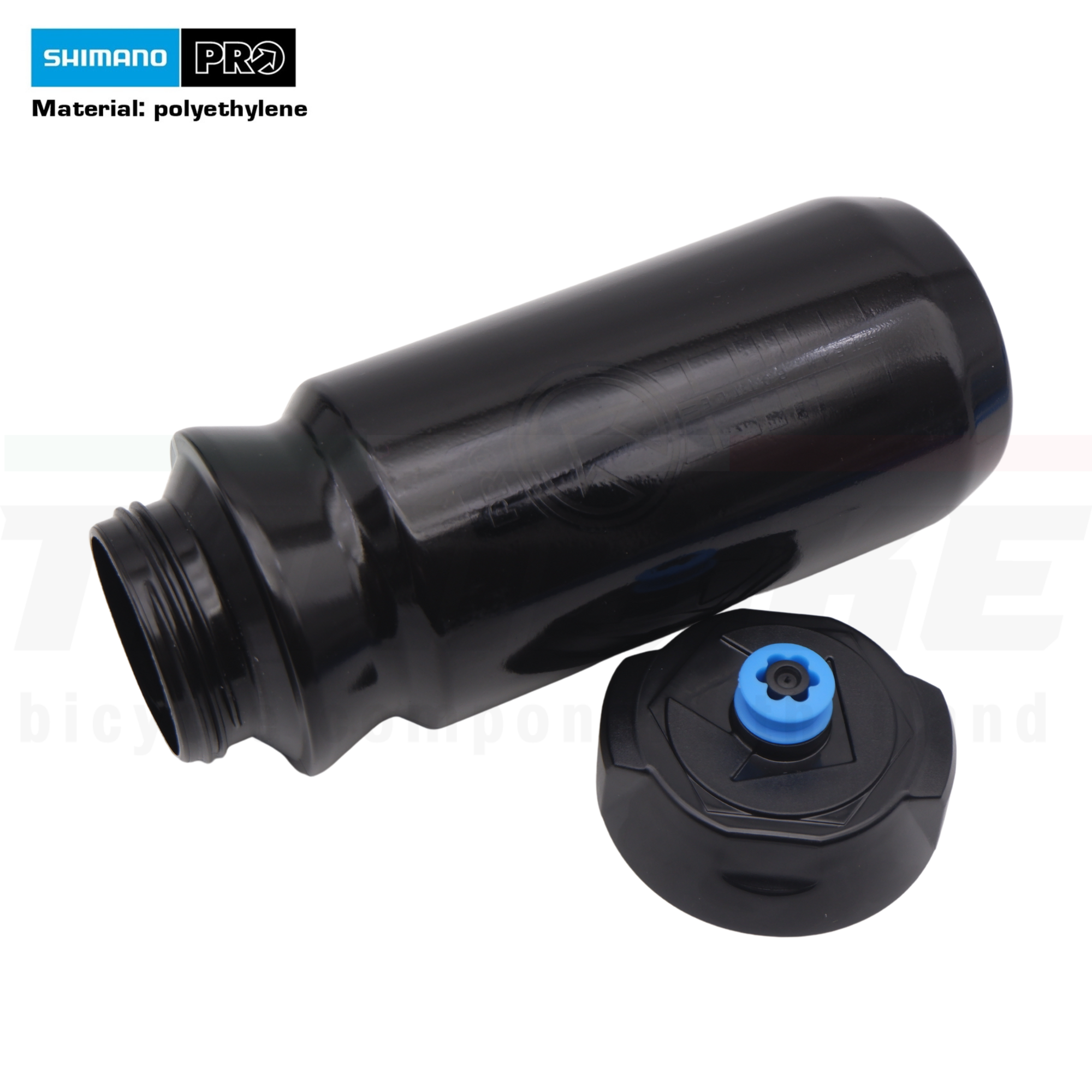 ขวดน้ำจักรยาน กระติกน้ำ SHIMANO PRO TEAM 600/800ML สีดำ/สีใส/สีขาว