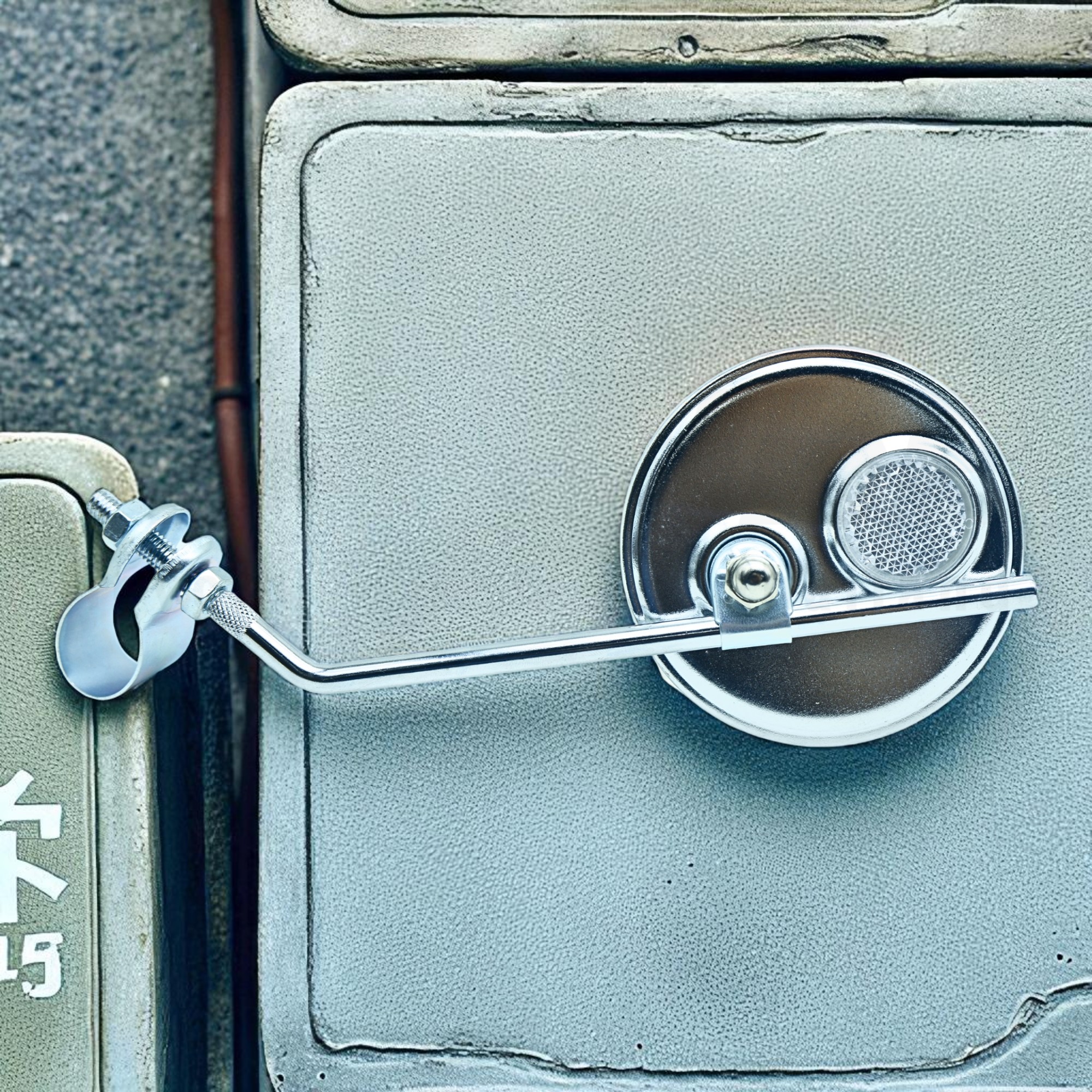 กระจกจักรยานแบบวินเทจ คลาสสิกย้อนยุค กระจกมองหลังรอบ3 นิ้ว ชุบโครเมี่ยม