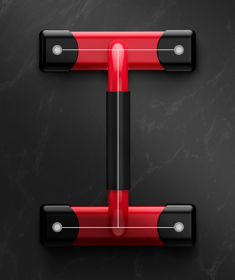 บาร์หกสูง บาร์คู่ Push Up Stand Bar