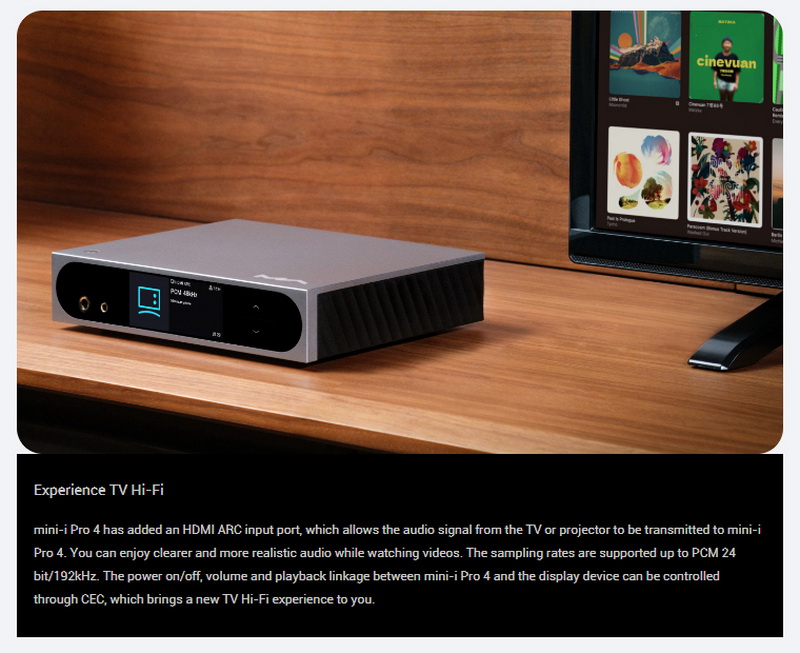 Matrix Audio Mini-i Pro 4 Music Streamer เครื่องเล่นเพลงเครือข่ายตั้งโต๊ะ รองรับ MQA ประกันศูนย์ไทย