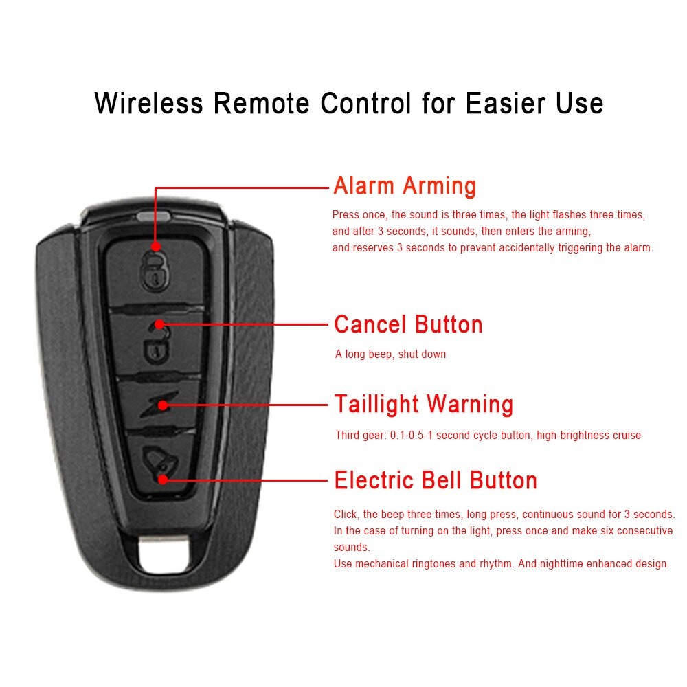 ไฟท้ายจักรยานแบบมีสัญญาณกันขโมย ANTUSI