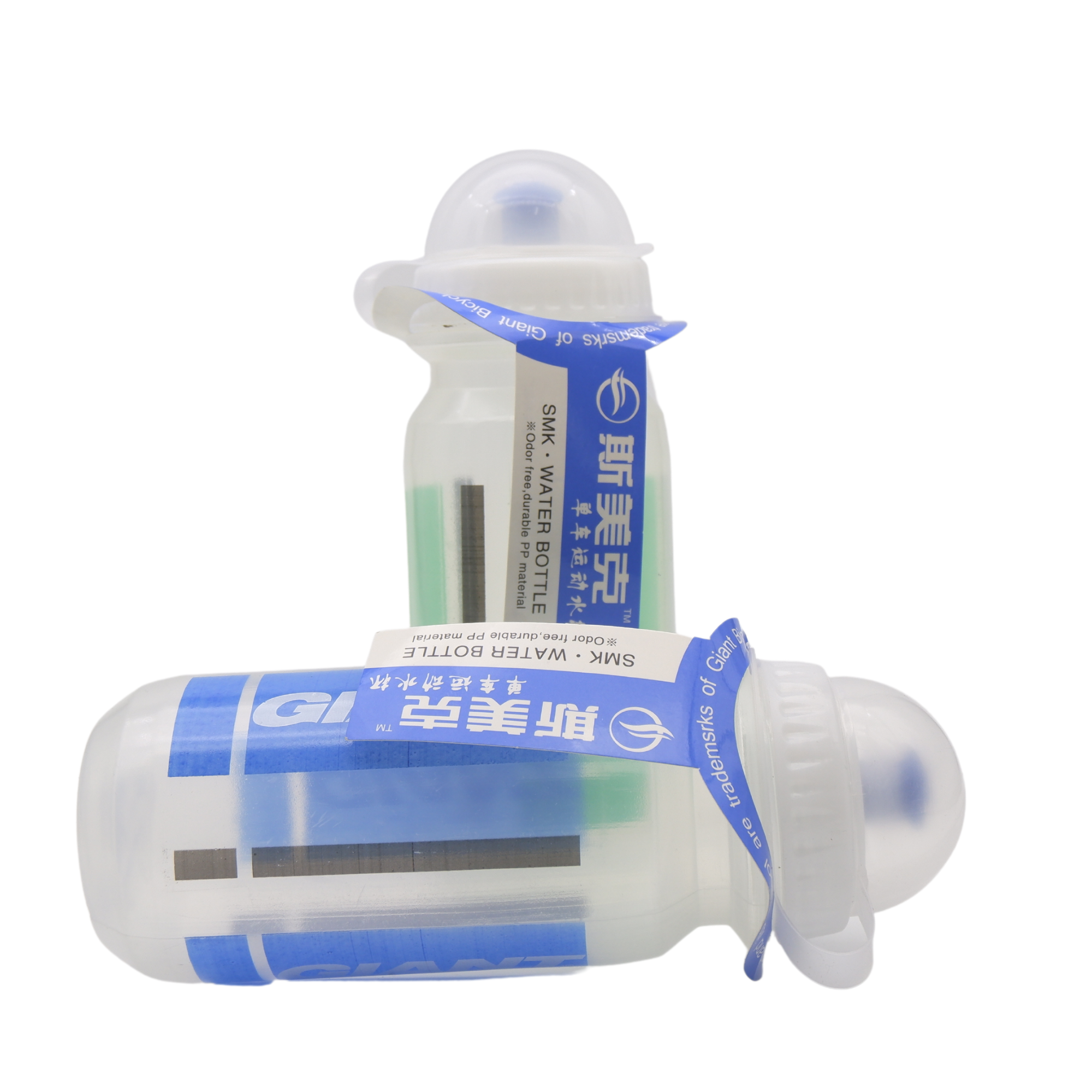 ขวดน้ำสำหรับจักรยานแบบใส SMK 650ml ขวดน้ำจักรยาน เดินป่า