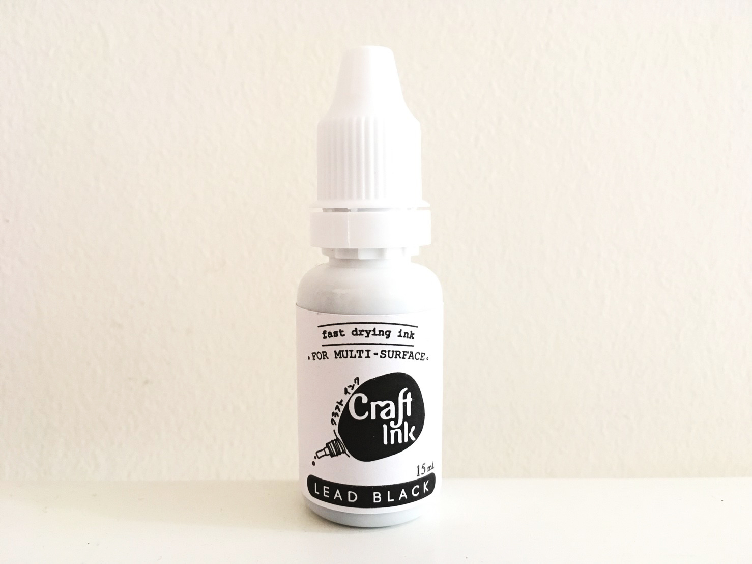 หมึก craft ink 15ml.- หมึกเติมกันน้ำ หมึกเติมปั๊มพลาสติก และวัสดุไม่ซึมหมึก